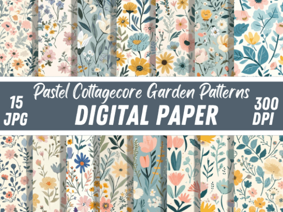 Cottagecore Garden Patterns Backgrounds