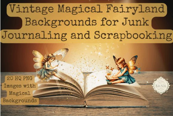 Enchanting Your Projects with Vintage Magical Fairyland Backgrounds