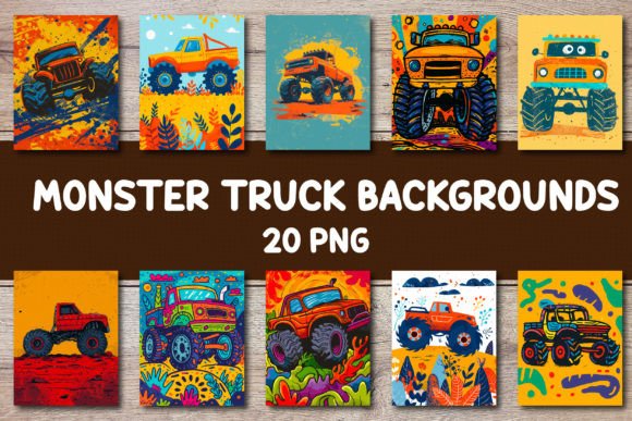 Monster Truck Backgrounds for Covers: Unleash Your Creative Power