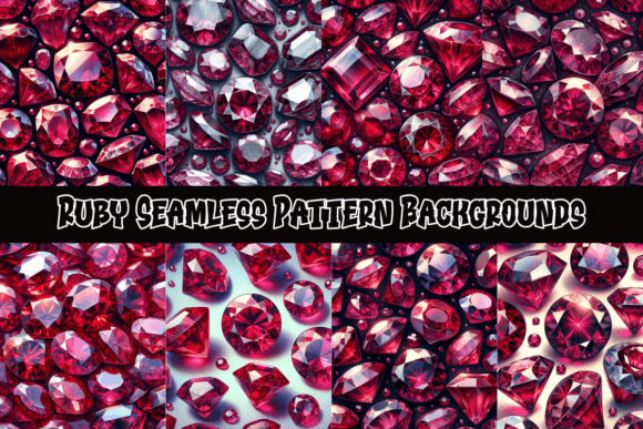Rich Red Radiance: Using Ruby Seamless Patterns