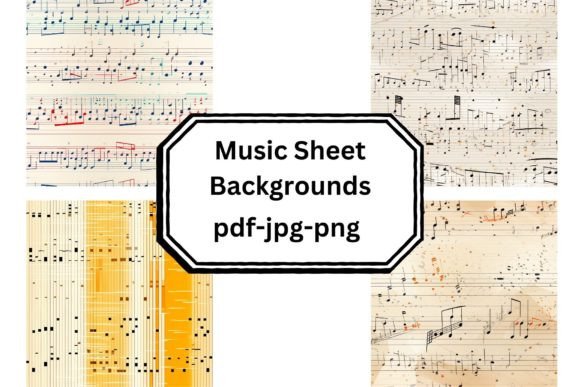 The Timeless Allure of Music Sheet Backgrounds in Design