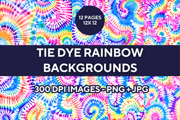 Tie Dye Rainbow Backgrounds Patterns: Your New Creative Toolkit