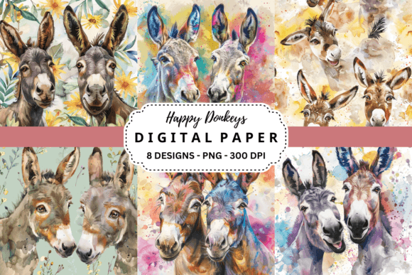 Unleashing Whimsy with Happy Donkeys Backgrounds