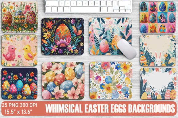 Whimsical Easter Eggs Backgrounds: Your Spring Design Solution